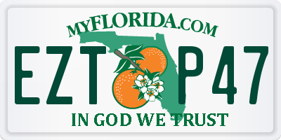 FL license plate EZTP47