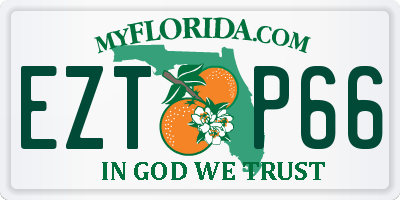 FL license plate EZTP66