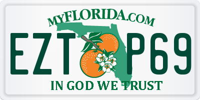 FL license plate EZTP69