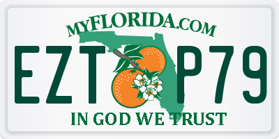 FL license plate EZTP79