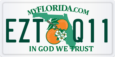 FL license plate EZTQ11