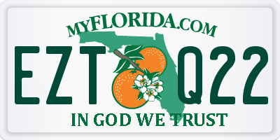 FL license plate EZTQ22