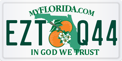 FL license plate EZTQ44