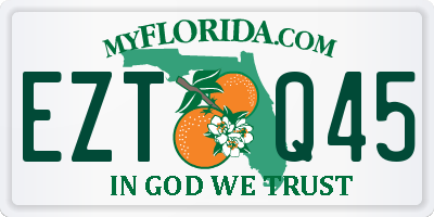 FL license plate EZTQ45