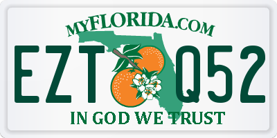 FL license plate EZTQ52