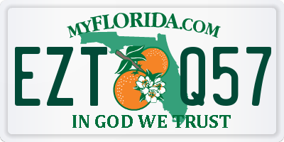 FL license plate EZTQ57