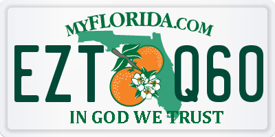 FL license plate EZTQ60