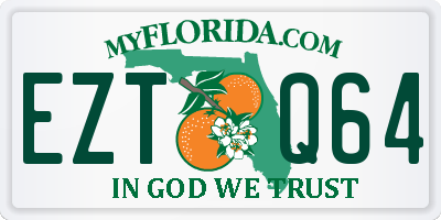 FL license plate EZTQ64