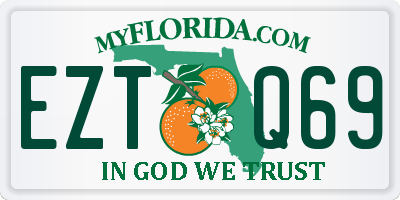 FL license plate EZTQ69