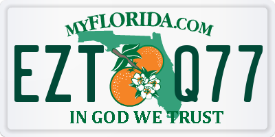 FL license plate EZTQ77