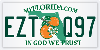 FL license plate EZTQ97