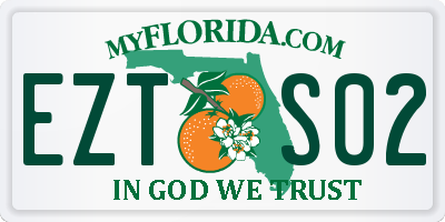 FL license plate EZTS02