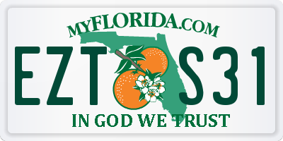 FL license plate EZTS31