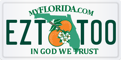 FL license plate EZTT00