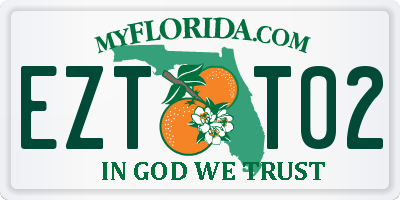 FL license plate EZTT02