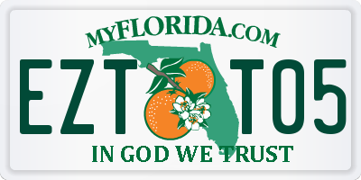 FL license plate EZTT05