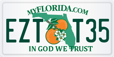 FL license plate EZTT35