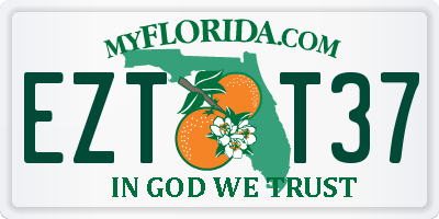 FL license plate EZTT37