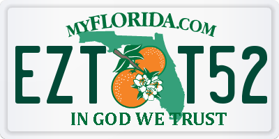 FL license plate EZTT52