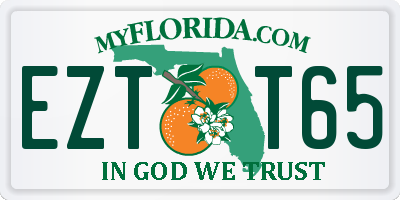 FL license plate EZTT65