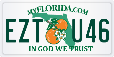 FL license plate EZTU46