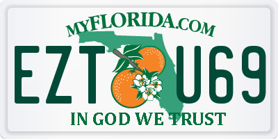 FL license plate EZTU69