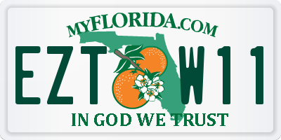 FL license plate EZTW11