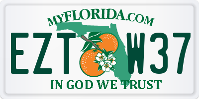 FL license plate EZTW37