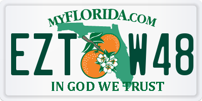 FL license plate EZTW48