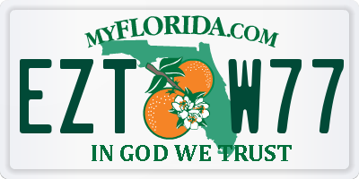 FL license plate EZTW77