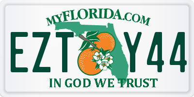 FL license plate EZTY44