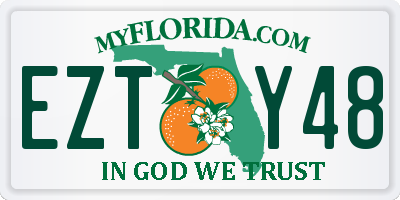 FL license plate EZTY48