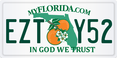 FL license plate EZTY52