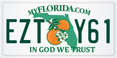 FL license plate EZTY61