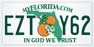 FL license plate EZTY62