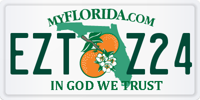 FL license plate EZTZ24