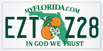 FL license plate EZTZ28