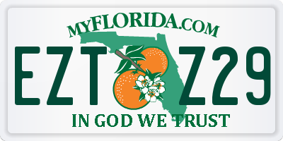 FL license plate EZTZ29