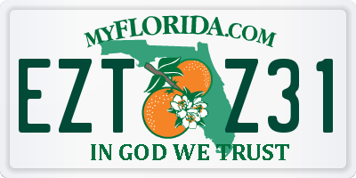 FL license plate EZTZ31