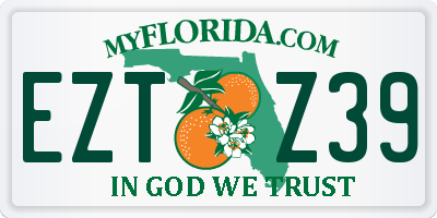 FL license plate EZTZ39