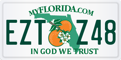 FL license plate EZTZ48