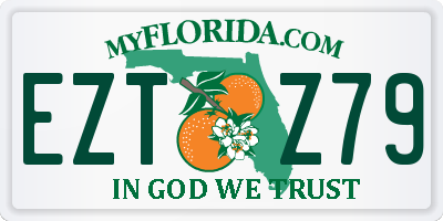 FL license plate EZTZ79