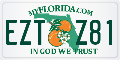 FL license plate EZTZ81