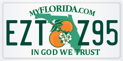 FL license plate EZTZ95