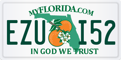 FL license plate EZUI52