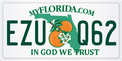 FL license plate EZUQ62