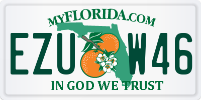 FL license plate EZUW46