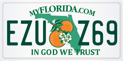 FL license plate EZUZ69