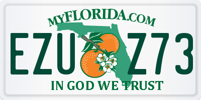 FL license plate EZUZ73