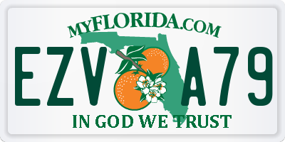 FL license plate EZVA79